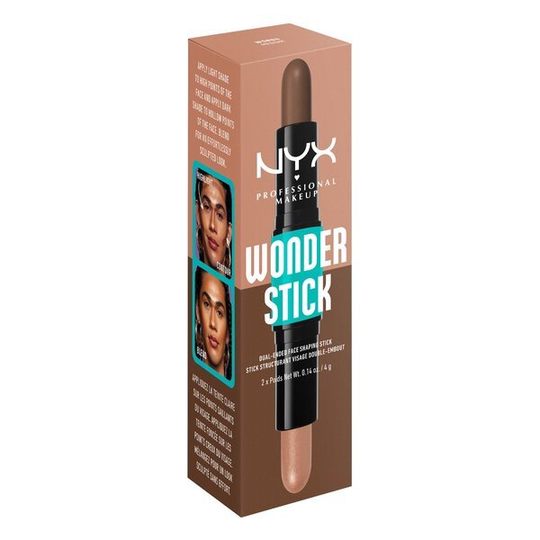 NYX Professional Makeup 04 Srednje rjava barva za poudarjanje in konturiranje Wonderstick 4 g