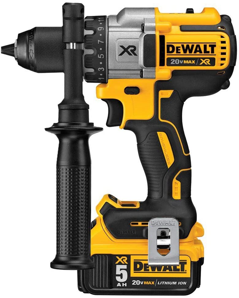 Kit de furadeira/parafusadeira sem escova DEWALT 20V MAX XR, 5,0 AH, 2 ferramentas (DCK299P2)