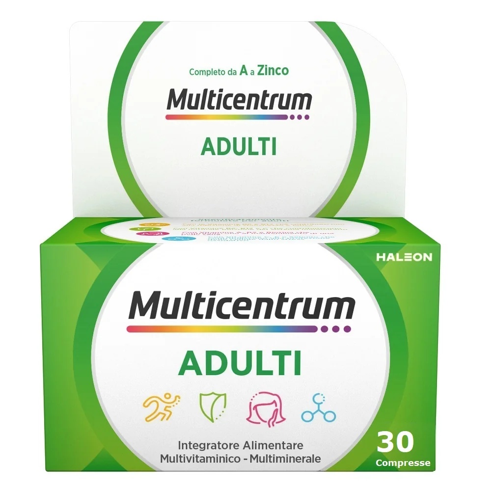 MULTICENTRUM Multicentrum Adultos 30 comprimidos Suplemento multivitamínico para adultos