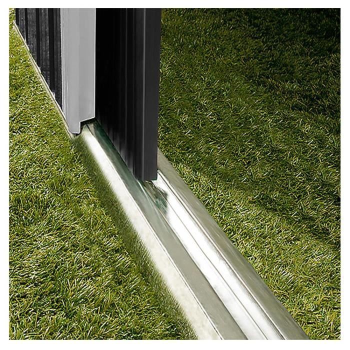 Abri de jardin métallique en acier galvanisé 162 x 86 x 181cm - Bc-elec - 5662-0504