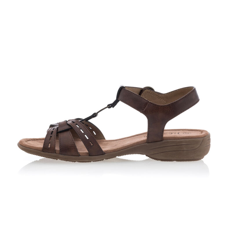 Sandali da donna marroni / Scarpe aperte in punta