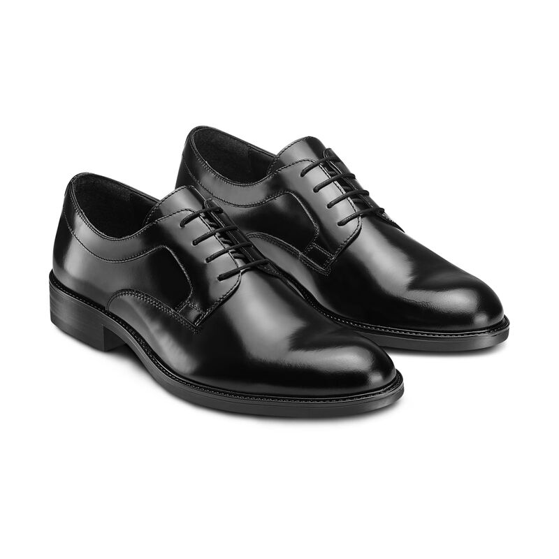 Męskie skórzane buty sznurowane