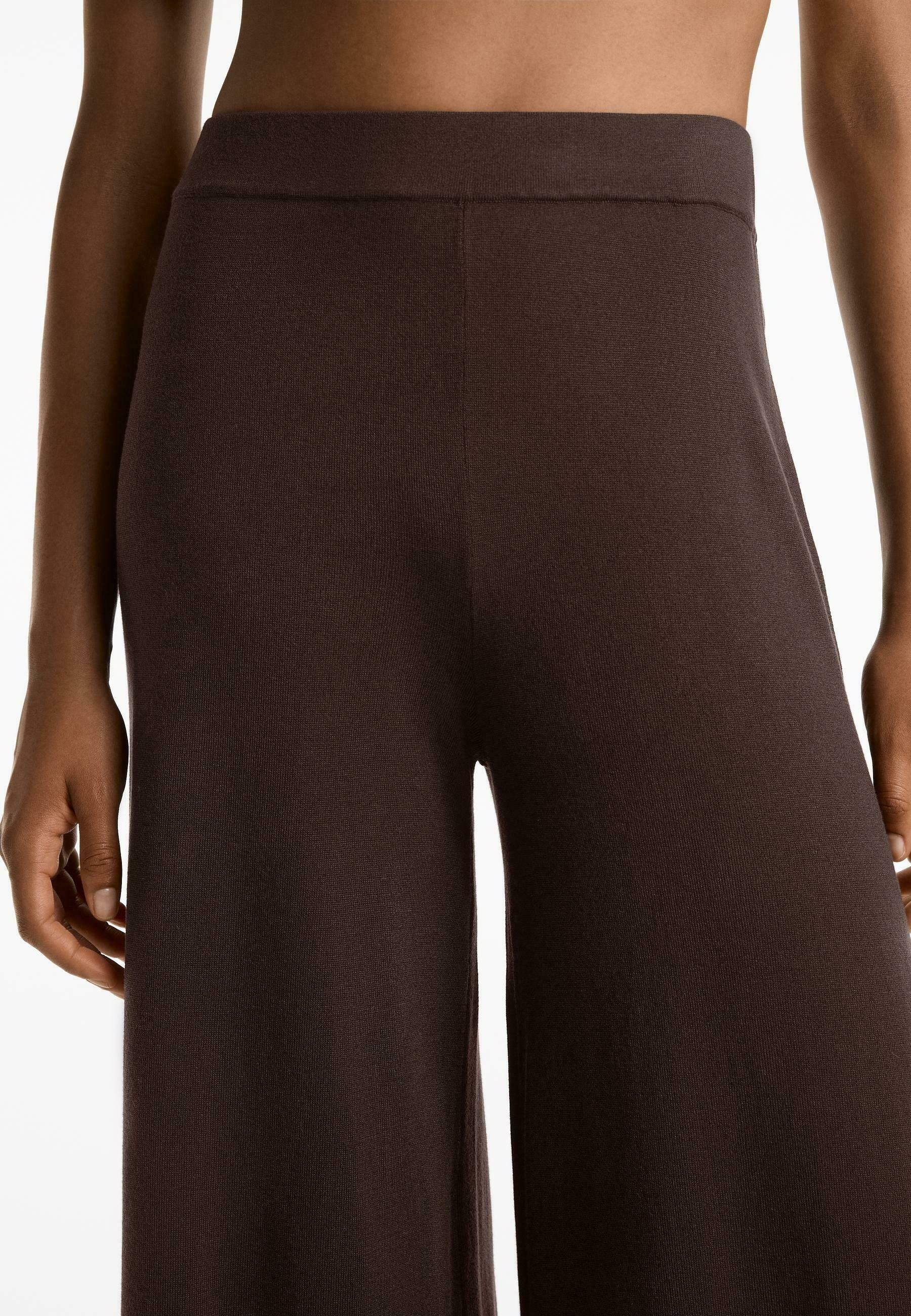 OYSHO WIDE - Pantaloni - maro