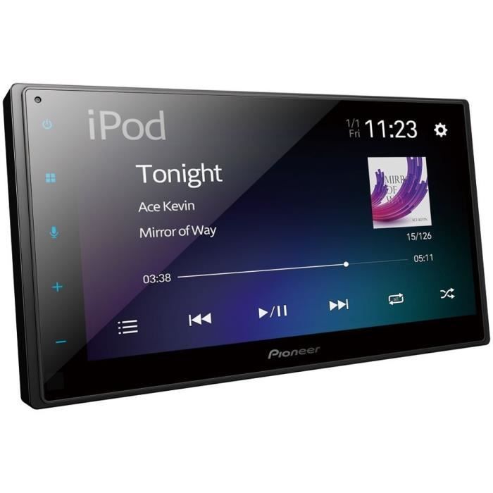 Rádio multimídia para carro - PIONEER - Tela de 7