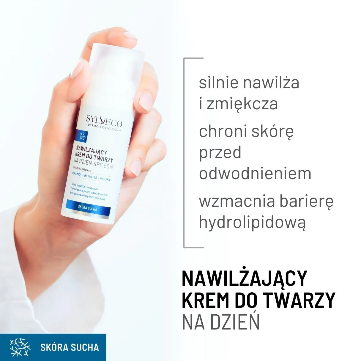 Sylveco Dermo Nawilżający krem do twarzy na dzień