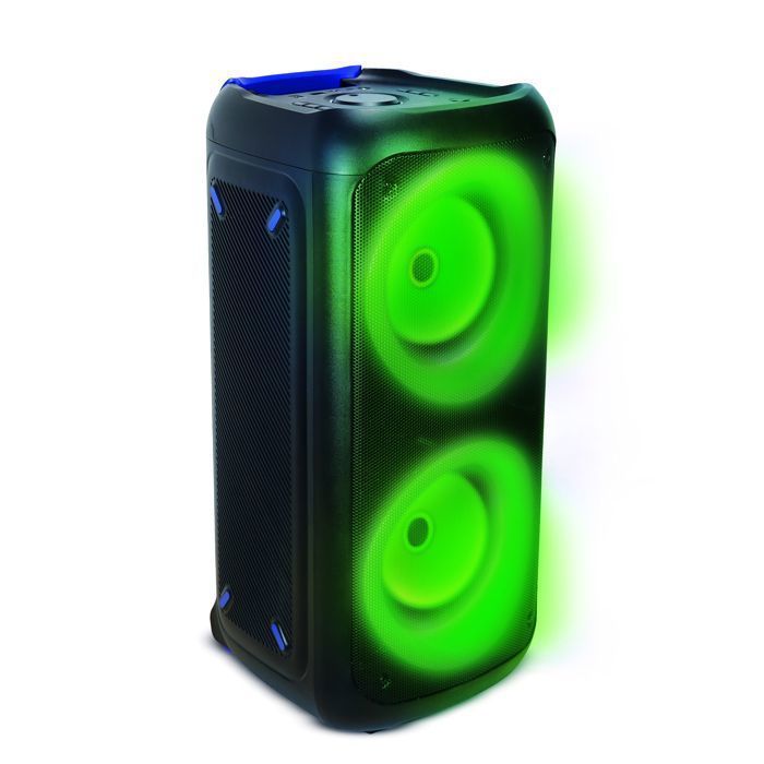 MOOOV 477371 Draagbare Bluetooth-luidspreker met lichteffecten 200W - Draadloos met batterij, 9 uur speeltijd