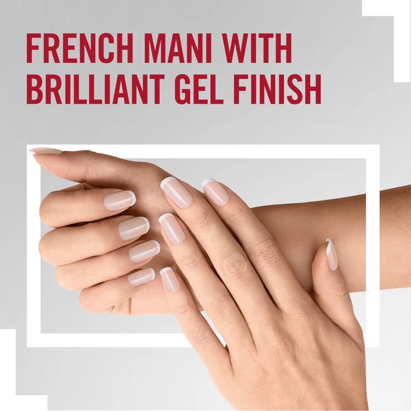 Lak na francúzsku manikúru Rimmel Super Gel Step 1