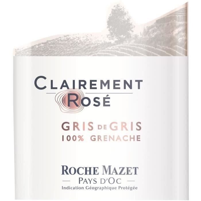 Clairement Rosé de Roche Mazet Pays d’Oc - Vin rosé de Languedoc 2024 x6