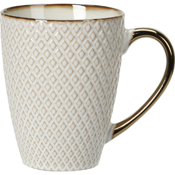 Kubek ceramiczny Queen II 370 ml na kawę herbatę i napoje