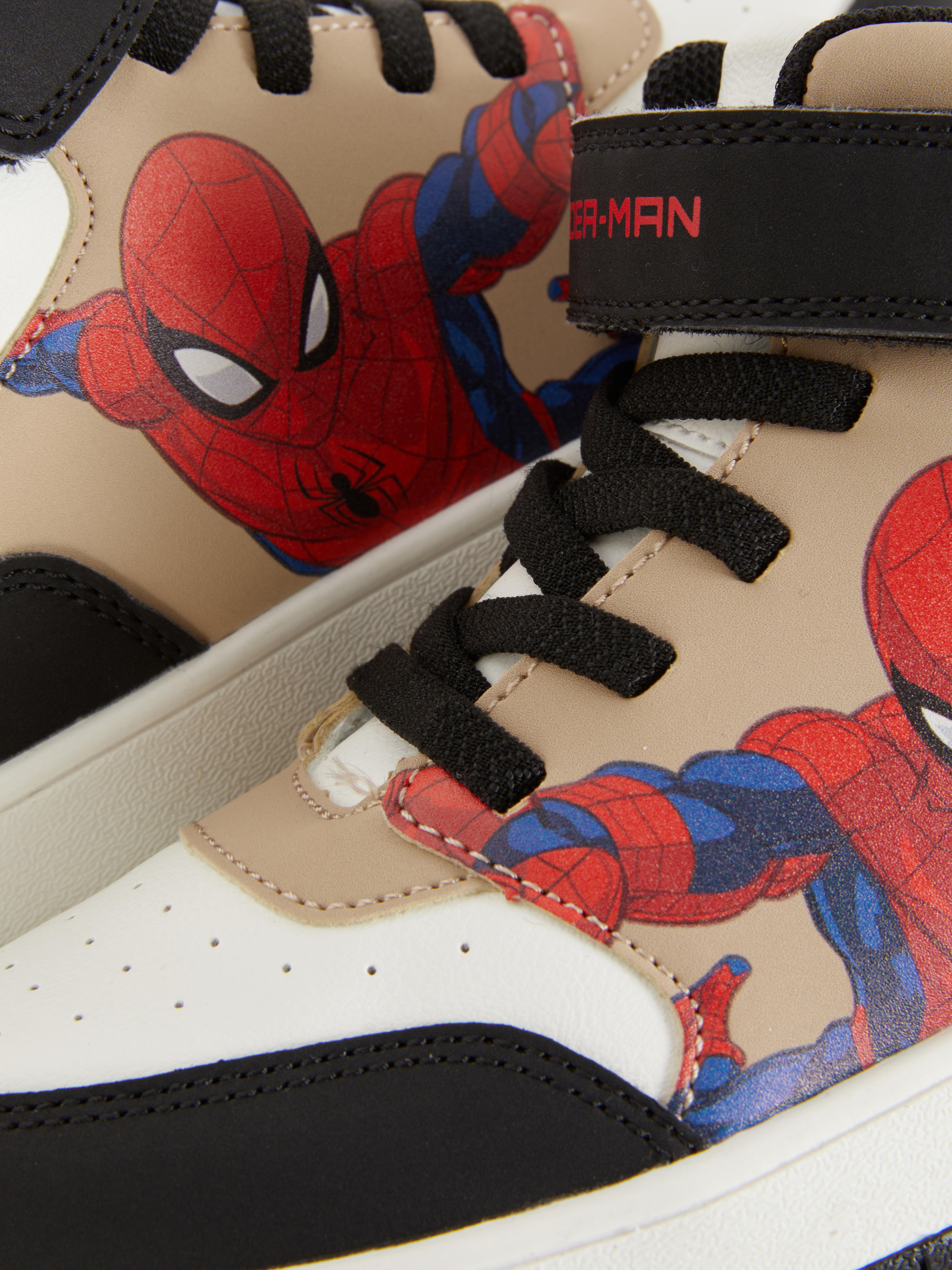 Teniși înalți MARVEL Spider-Man Teniși înalți cu velcro, bare de călcâi, talpă groasă și Spider-Man