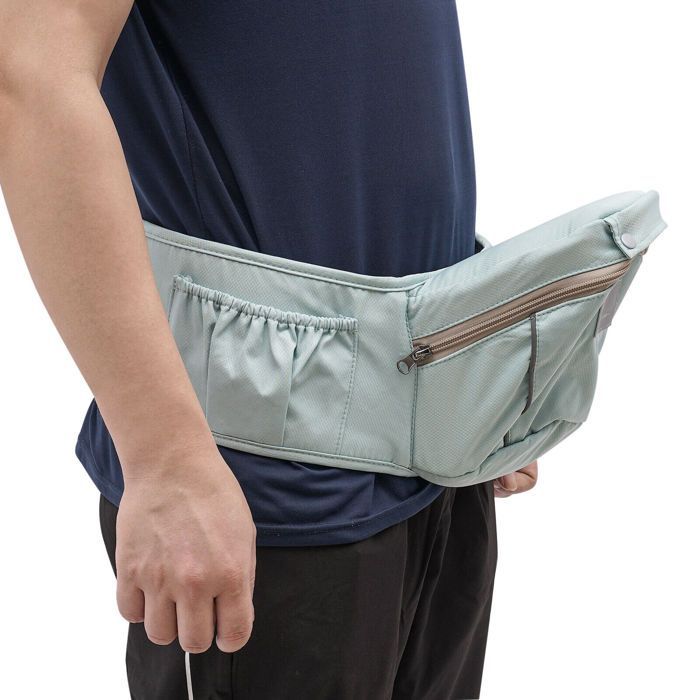 Portabebés 6 en 1 - Carga máxima 33 kg - Respaldo reclinable 30° - 35-40 cm - Verde claro