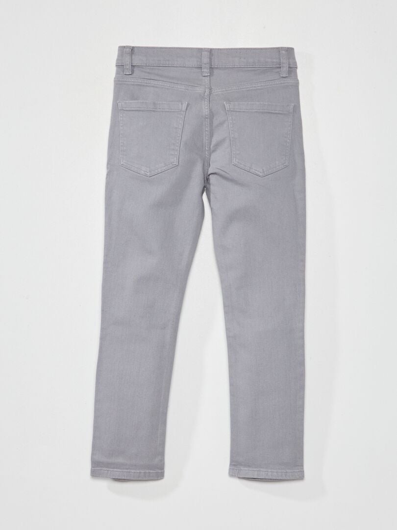 Slim fit jeans met 5 zakken - BLAUW