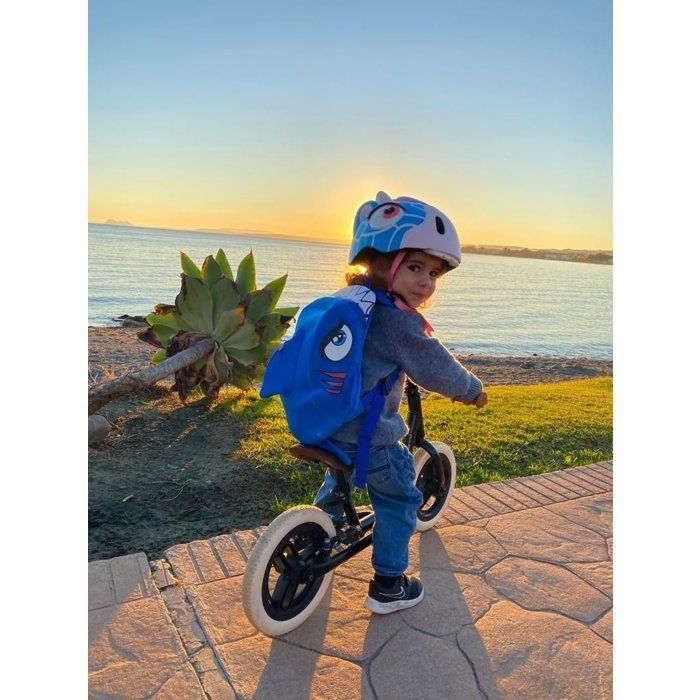 Casco da bici - CRAZY SAFETY - Shark - Taglia S (49-55 cm)