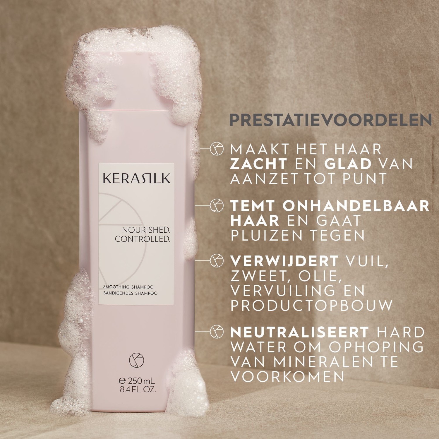 KERASILK šampon za glajenje las - 75 ml