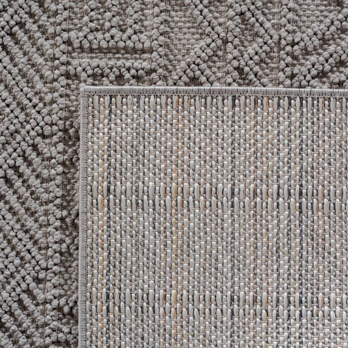 Carpetsale24 Tapis 240x340 cm Gris Design Vintage Bouclé Style Scandinave Moderne Tapis XL pour Salon Salle à Manger Chambre
