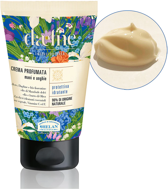 Creme hidratante perfumado para mãos e unhas Helan Daefne