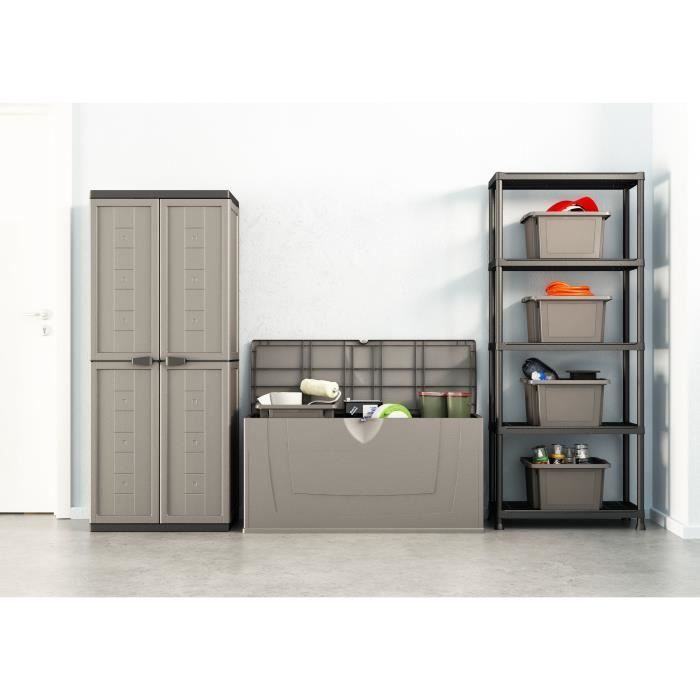 Storage shelf - KETER - PLUS SHELF 75/5 - 5 shelves - Black