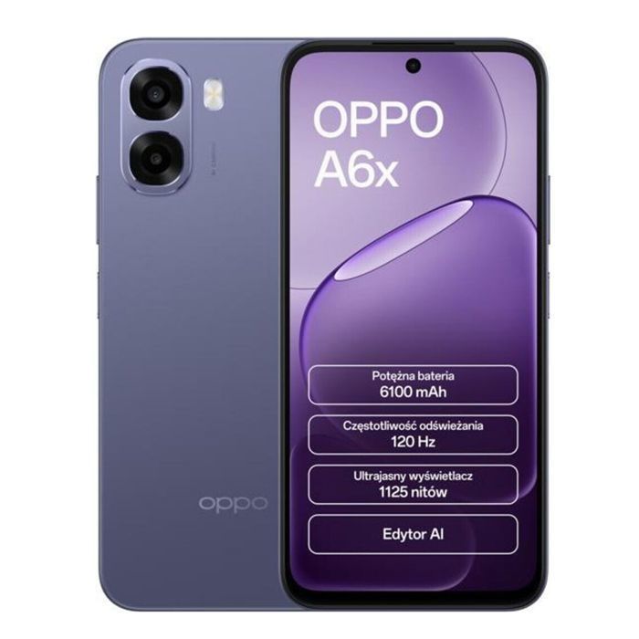 Smartphone 4G - OPPO A6x - 4 GB de RAM - 128 GB - Pantalla de 6,75