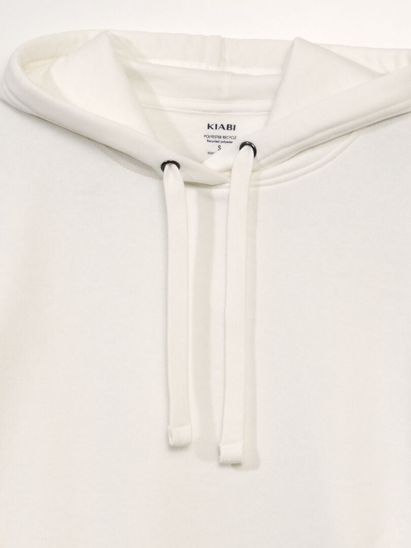 Fleece hoodie - WIT
