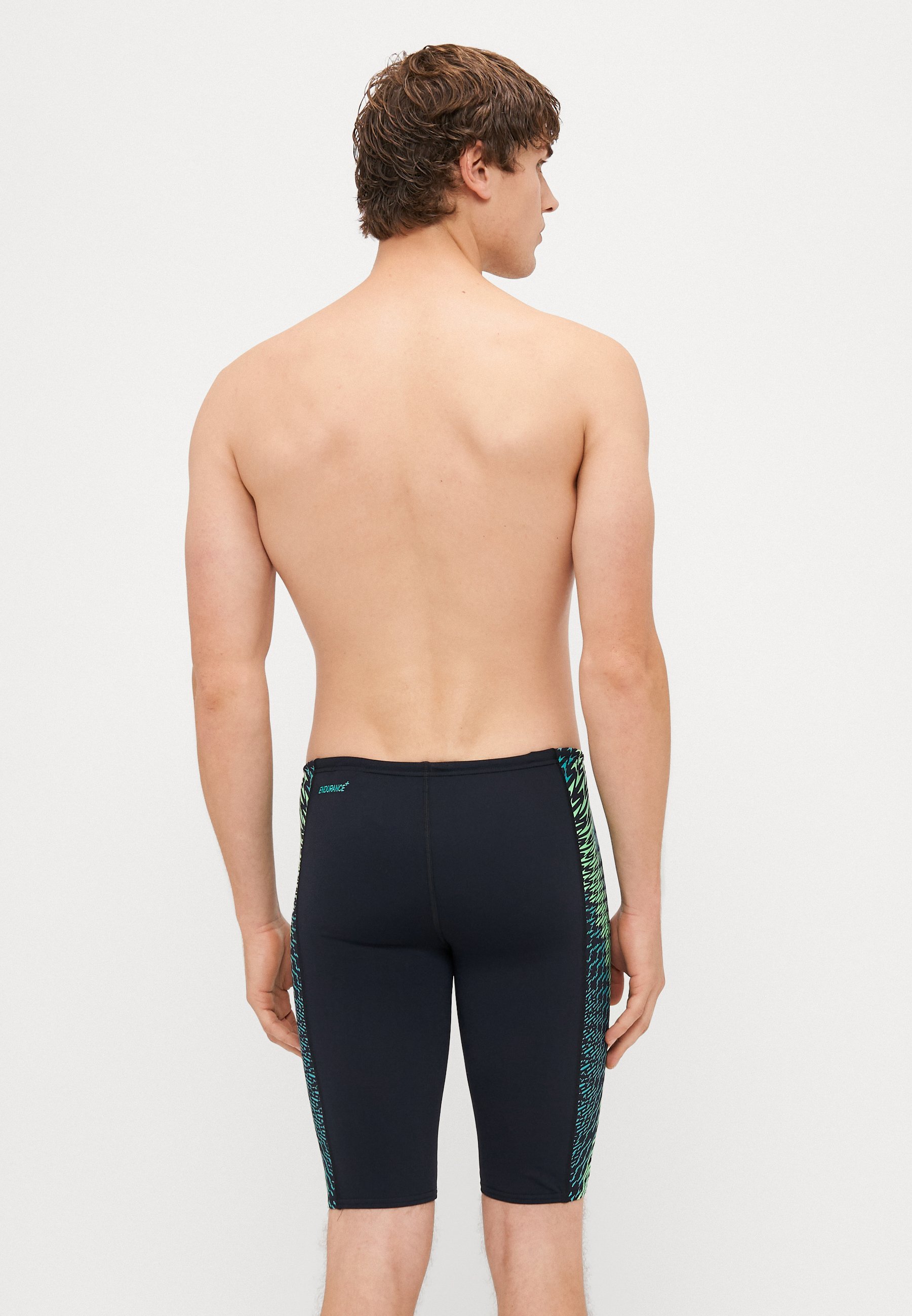 Maillot de bain Speedo END TECH PANEL JAMMER - noir/turquoise gemme