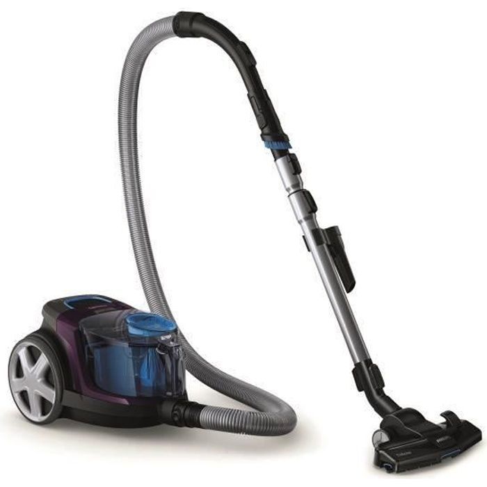 PHILIPS FC9333/09 PowerPro Aspirapolvere a cilindro compatto senza sacco - 750W - 79dB - Viola