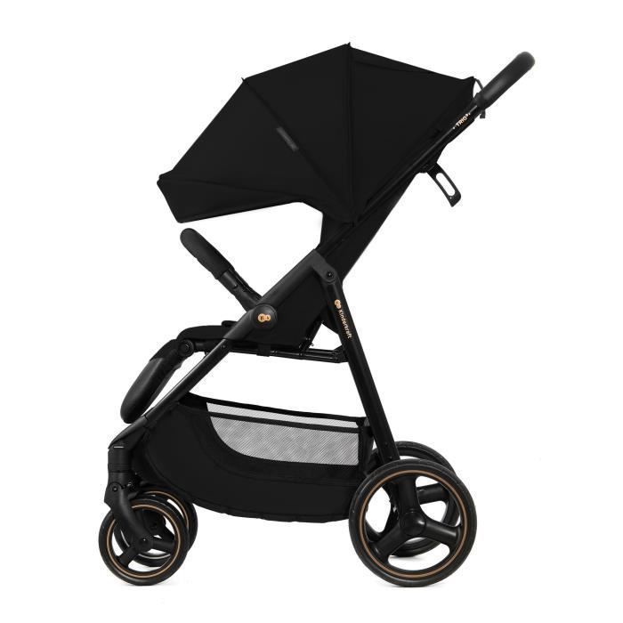 Παιδικό καρότσι Kinderkraft TRIG 3 ONYX Black, πτυσσόμενο, χειρισμός με το ένα χέρι
