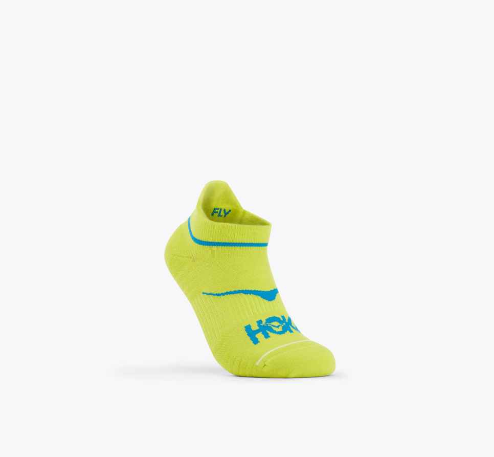 HOKA Chaussettes de course invisibles, lot de 3, Diva Blue / Ice Water / Evening Onagre