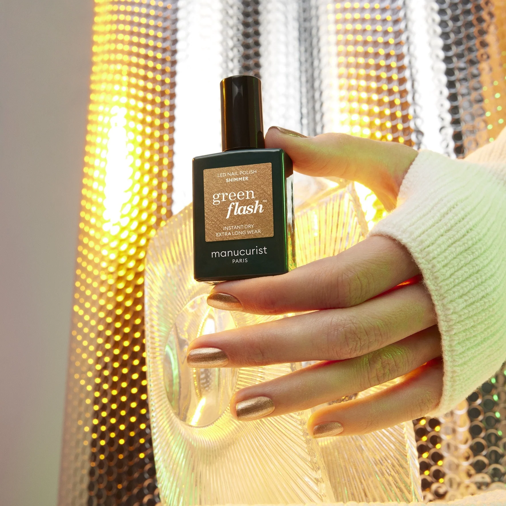 Unghie GREEN FLASH - Smalto Semipermanente - Smalto Effetto Gel