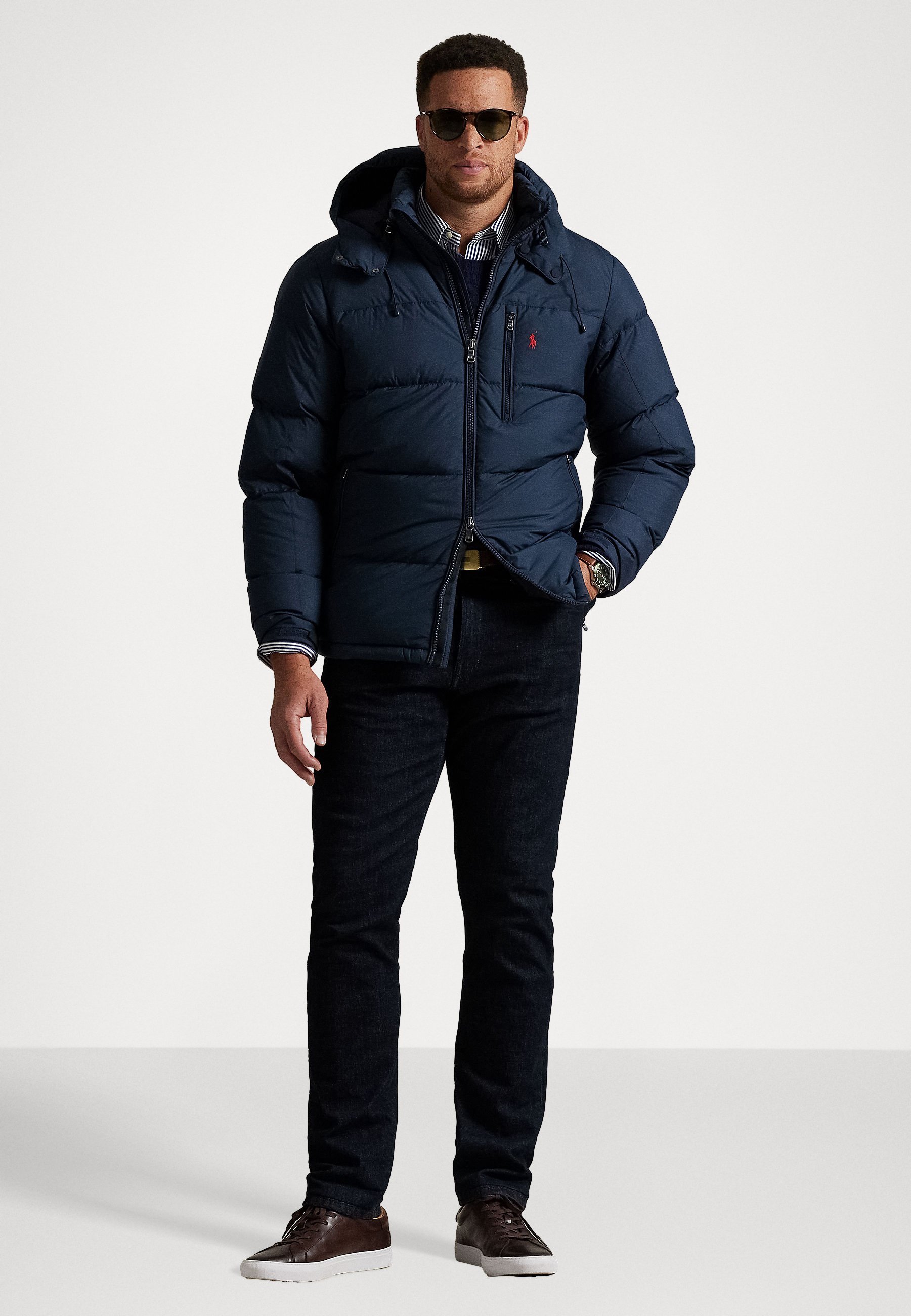 POLO RALPH LAUREN BIG & THE GORHAM DOWN JACKET - Péřová bunda - collection black