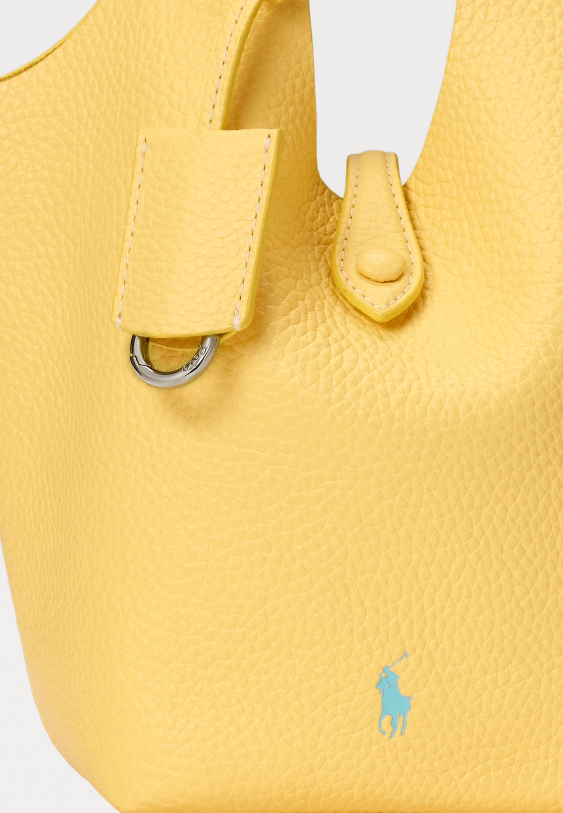 POLO PLAY LEATHER SMALL TOTE & CROSSBODY - Käsilaukku - blackPolo Ralph Lauren