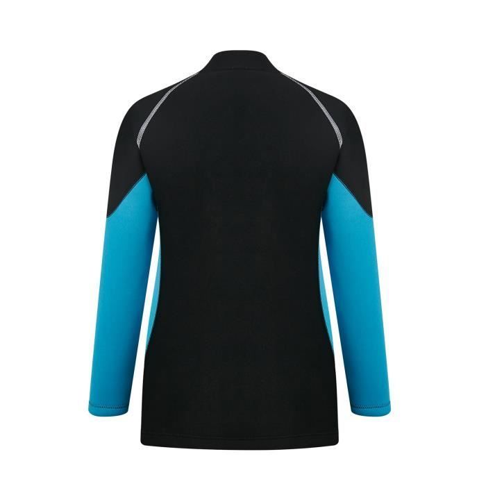 Chaqueta de neopreno de 2 mm para mujer, ideal para surf, natación, kayak, buceo y deportes acuáticos. Cierre frontal.