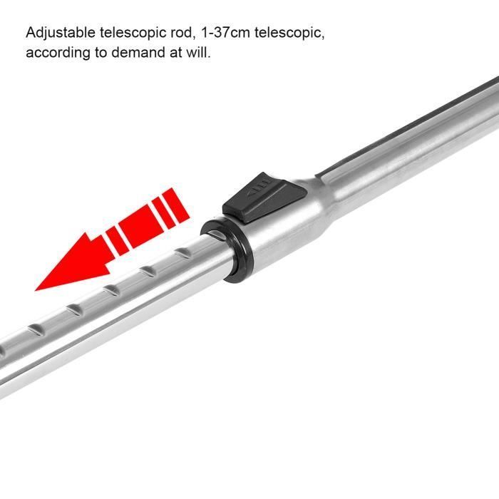Desbrozadora telescópica de 650 W y 18000 rpm con alcance de 37 cm + batería de 2000 mAh + cargador europeo + 8 cuchillas