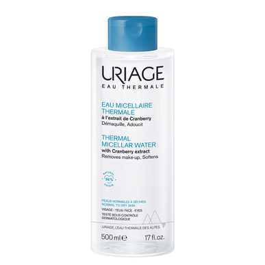 Uriage Thermal Misellivesi normaalille ja kuivalle iholle 500ml