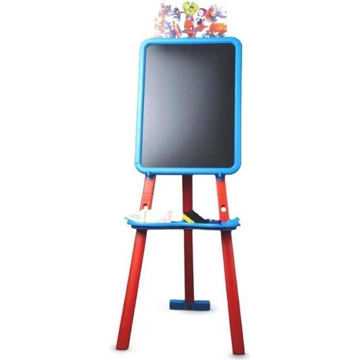 Tableau enfant - Avengers - Chevalet double face - Noir/Blanc - 120 x 40 x 38 cm