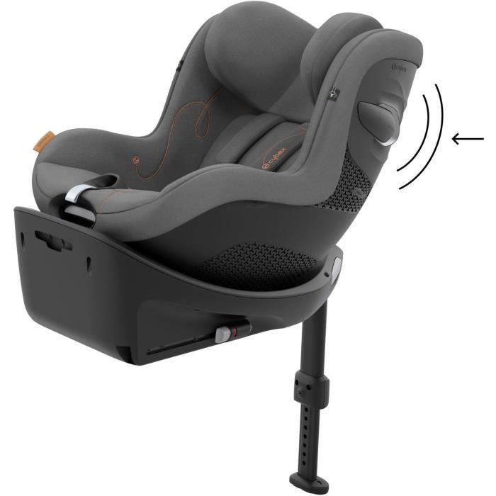 Silla de coche Cybex Sirona G Gold - De 61 a 105 cm - Desde el nacimiento hasta los 19 kg - De 3 meses a 4 años - Gris lava