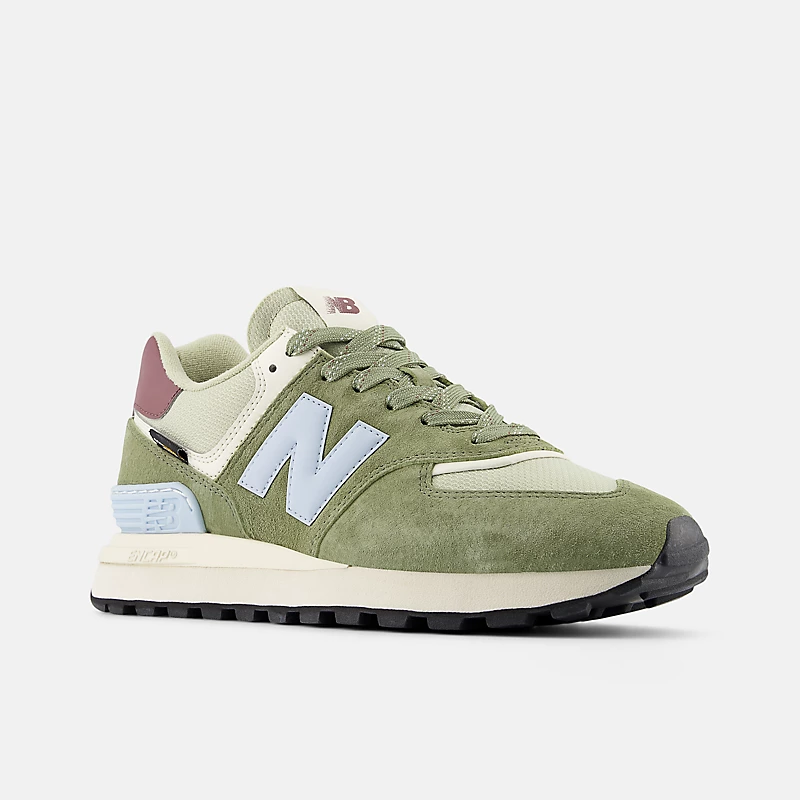 Unisex 574 LEGACY - Gray with Blue