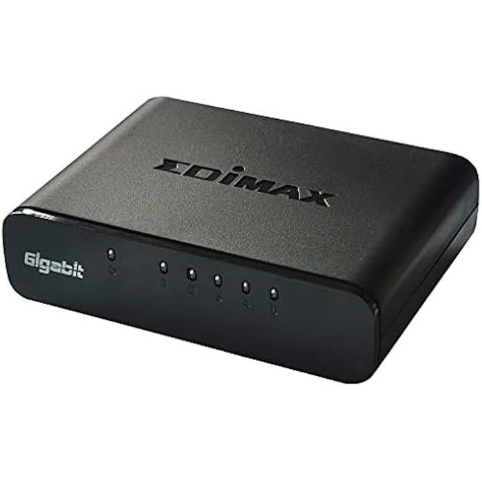 Switch - EDIMAX - 5-PORT GIGABIT - Géré - Gigabit Ethernet