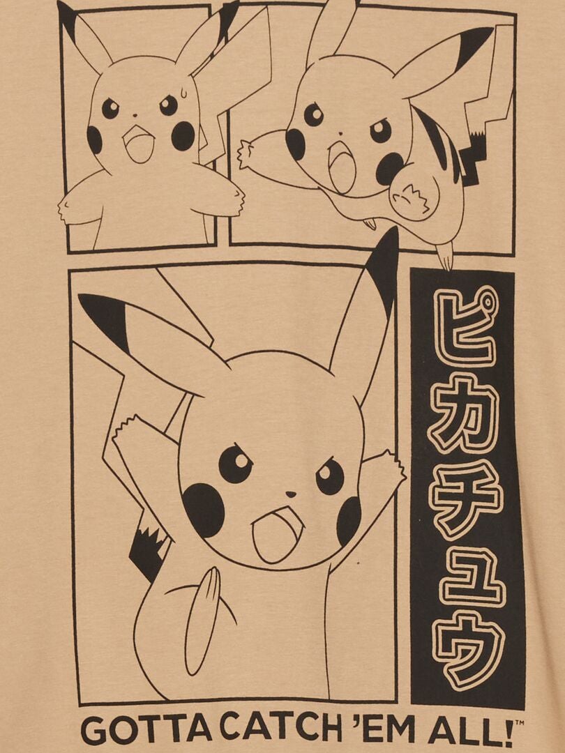 'Pokémon'-shirt - BEIGE