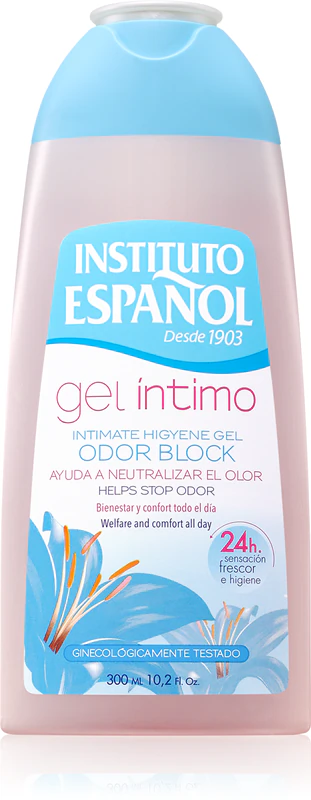 Instituto Español Gel Intimo Odor Block gel de higiene íntima