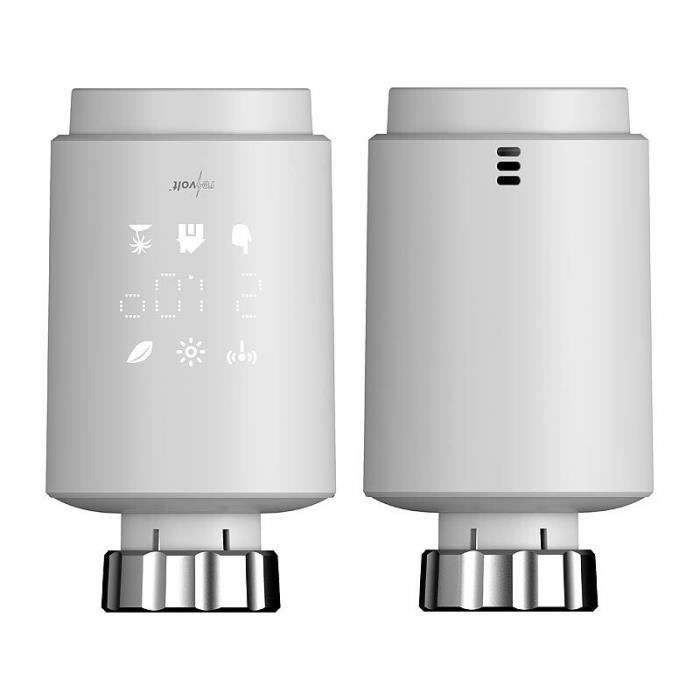 Thermostat programmable connecté pour radiateur