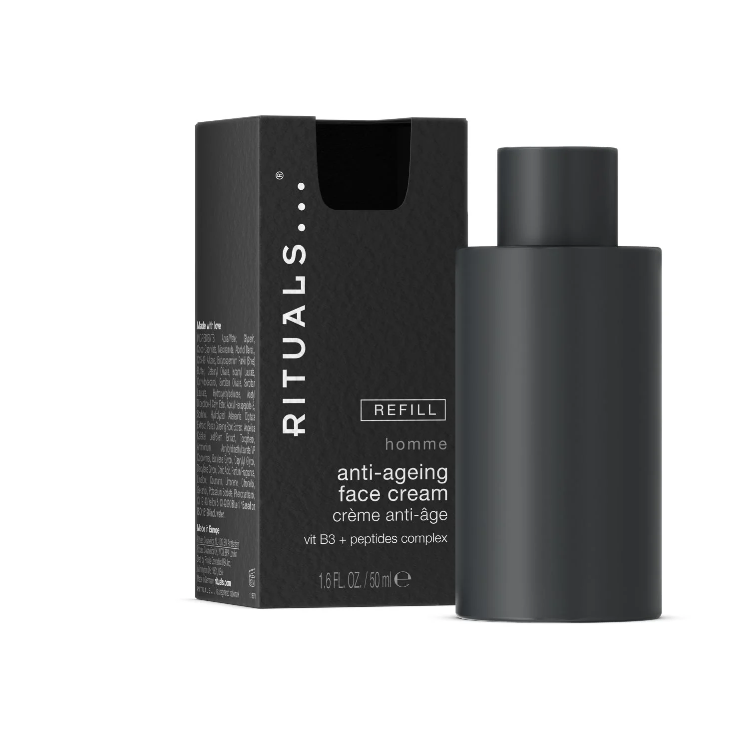 Homme Anti-Ageing Face Cream Refill - Crema viso antirughe