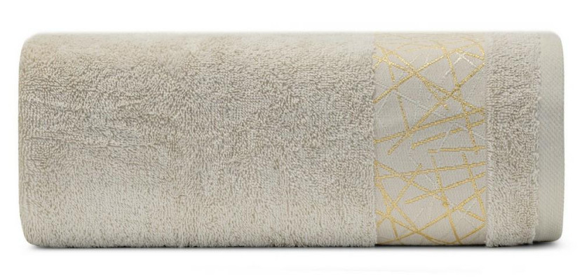 Ręcznik Nika 70x140 beżowy frotte 480g/m2