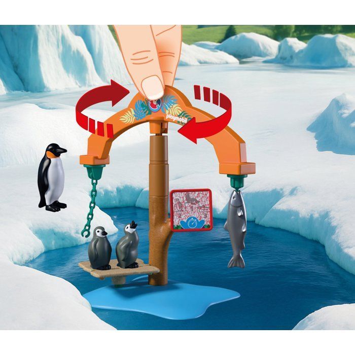 Playmobil 72073 Zoo: Discovering the Ice Floe