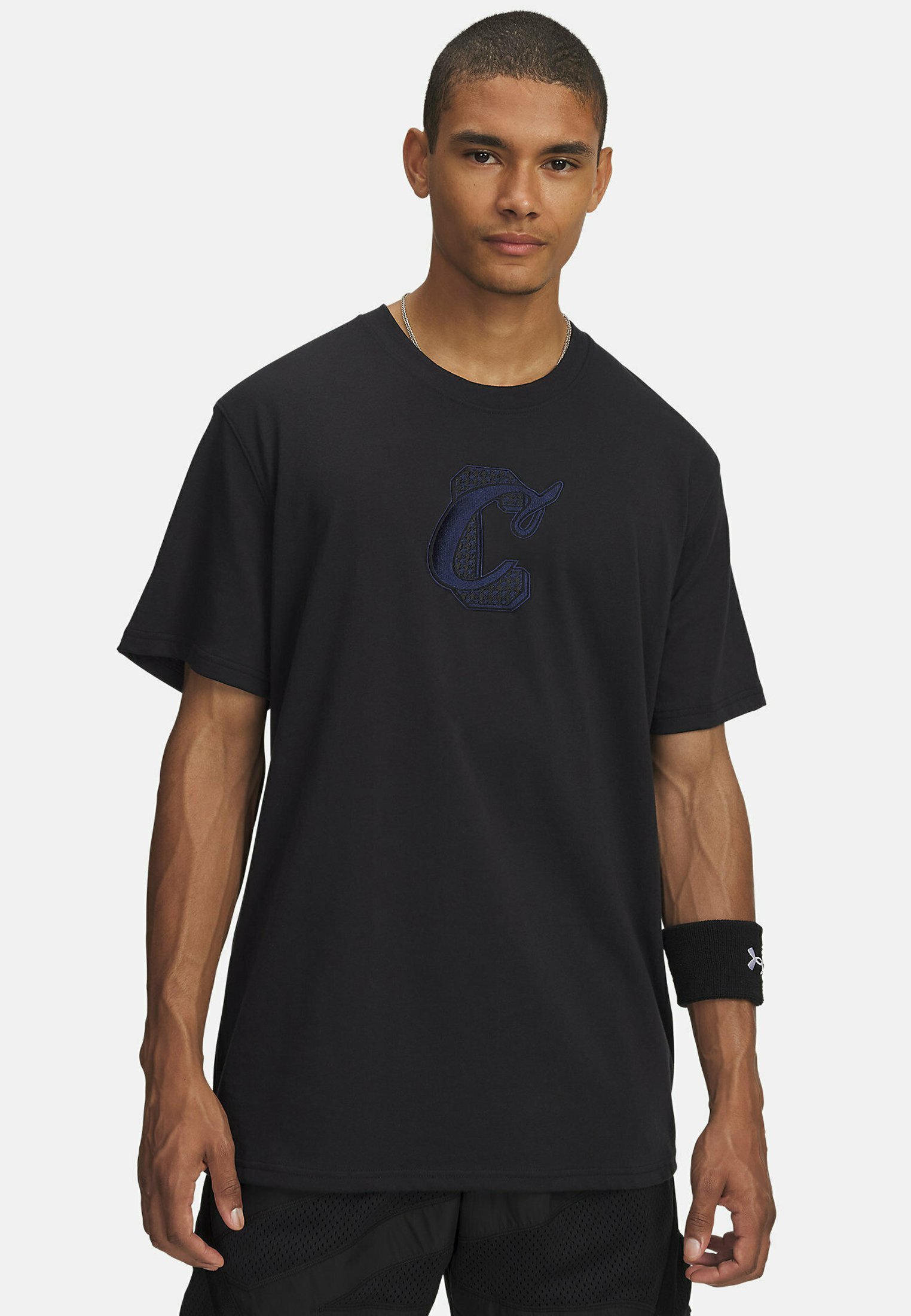 T-shirt Under Armour Curry Verbiage - Stampa - nera