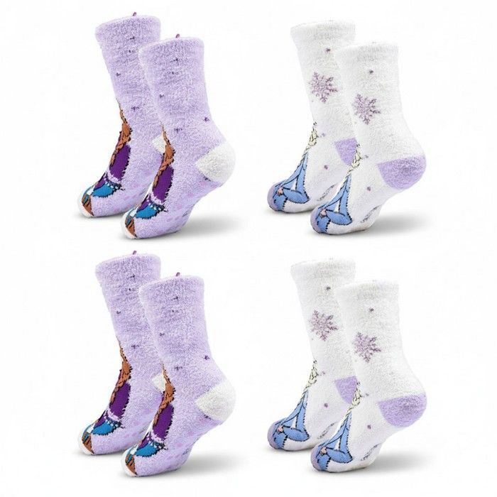 Calcetines antideslizantes Disney Frozen para niños (paquete de 4) 1347X4ABS