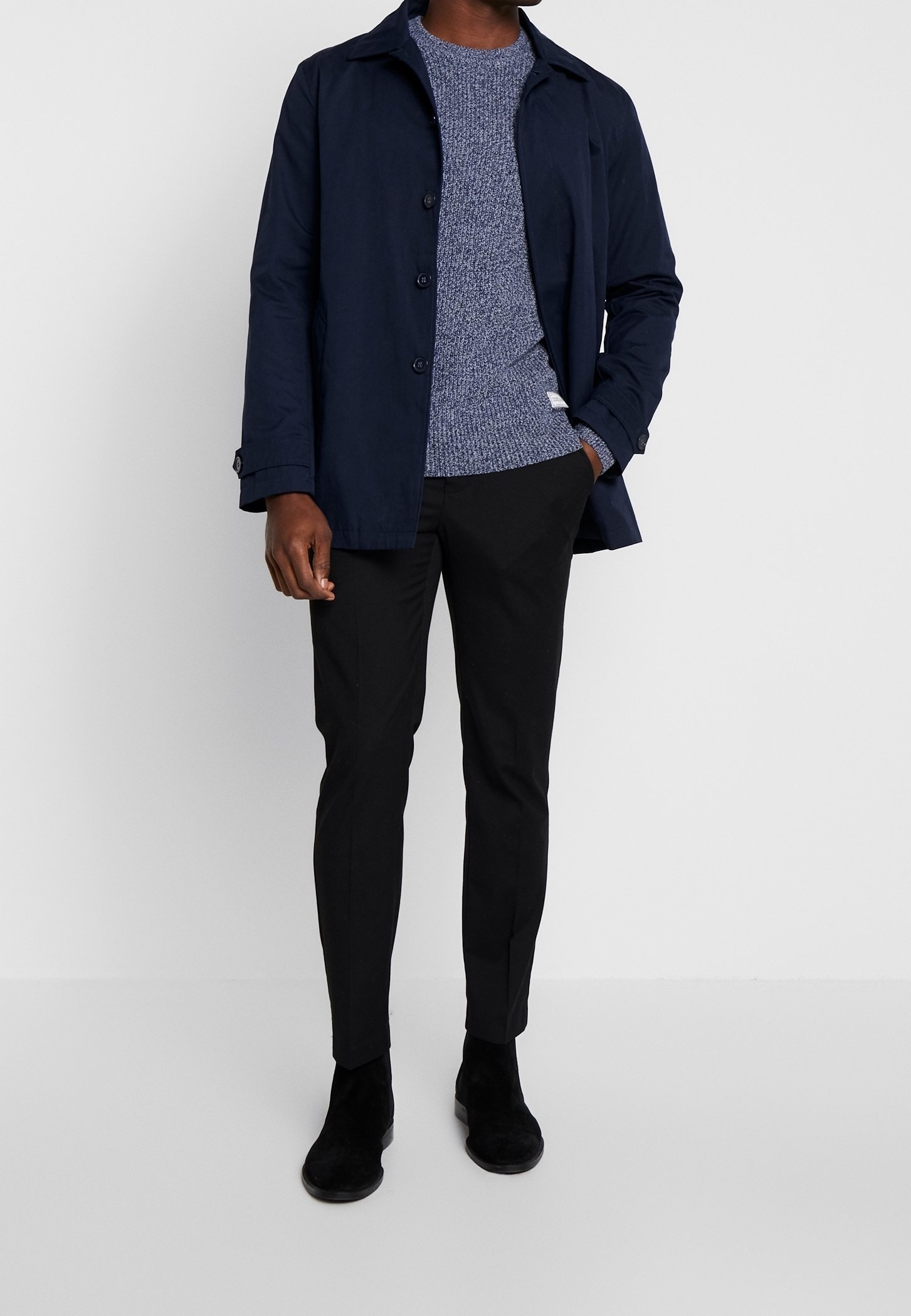 Pull Pier One - bleu chiné