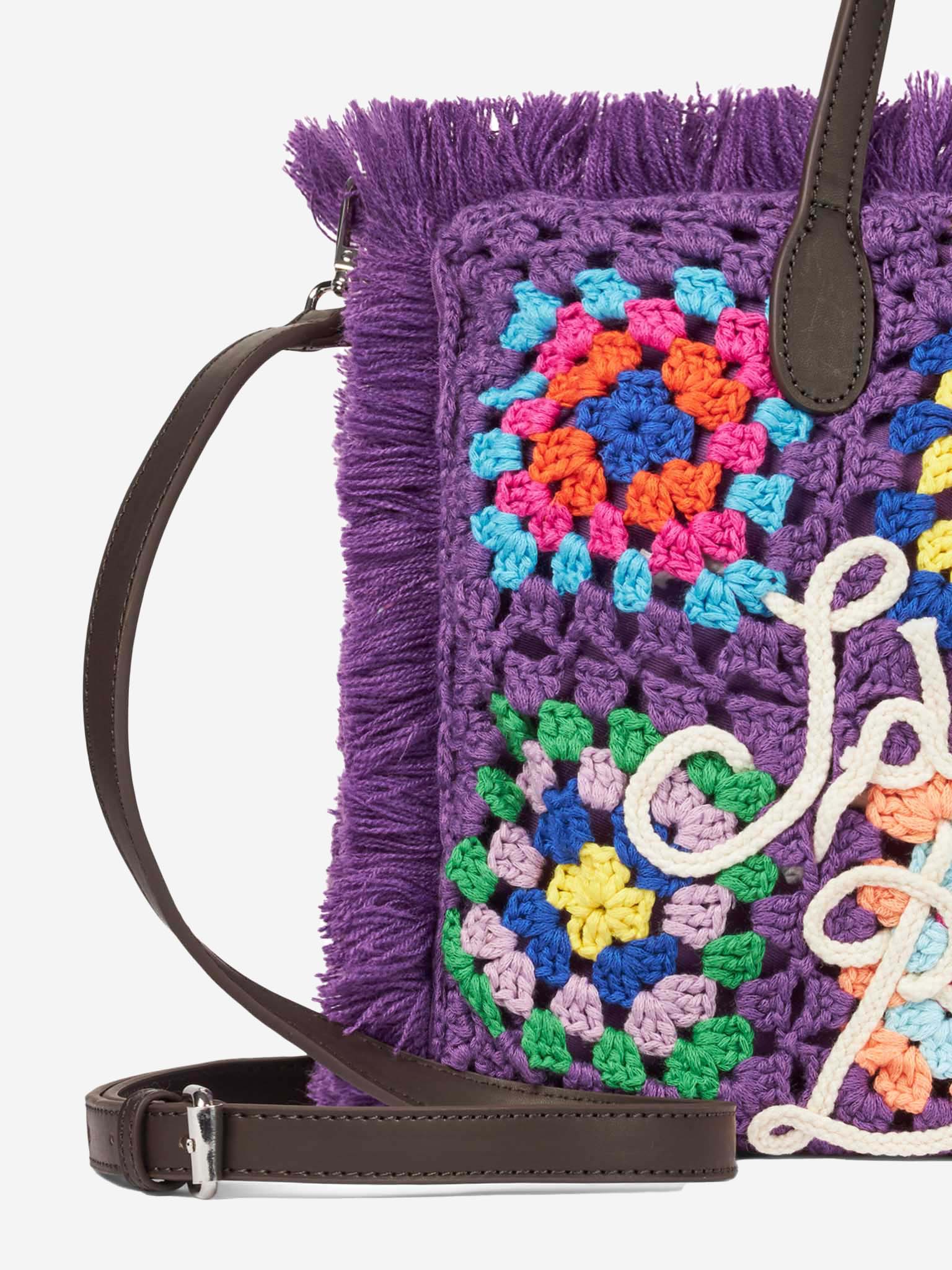 Sac Colette avec carreaux au crochet