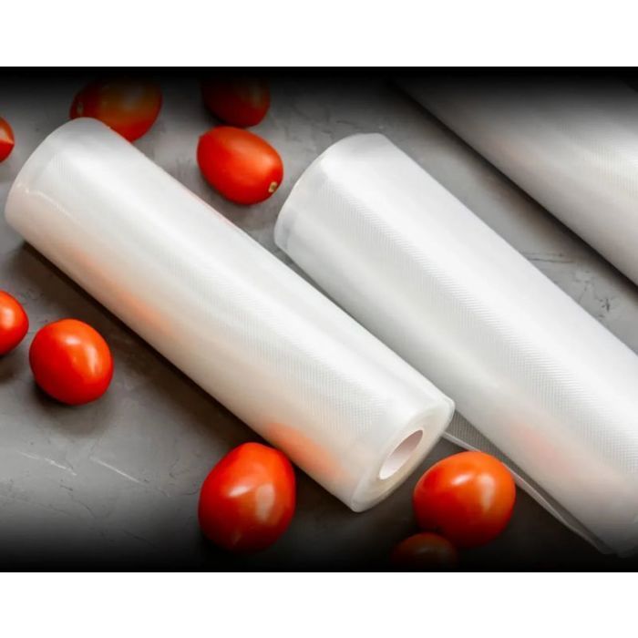 Paquete de 3 rollos de bolsas de vacío Aeno Food Wrap - Tamaño del rollo (caja de color)