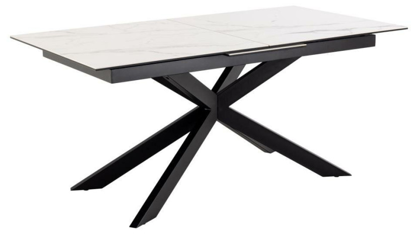 STÓŁ ROZKŁADANY Irwine 168/210x90cm biały CERAMICZNY BLAT
