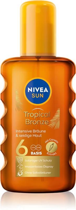 NIVEA SUN Tropical Bronze Zonnebrandspray SPF 6